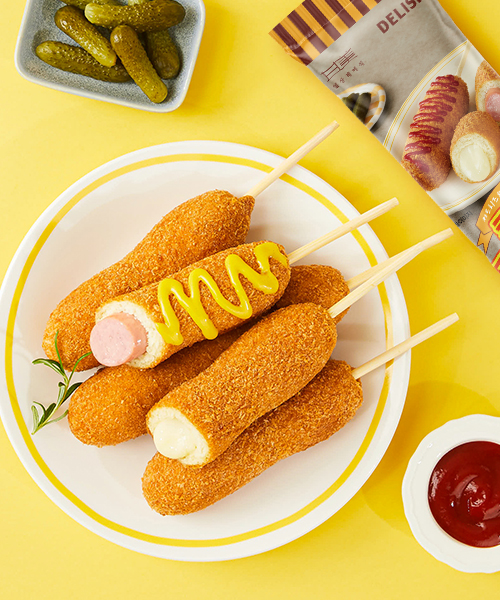 [일상적미식] DELISH 크리스피 모짜렐라 핫도그(2개)